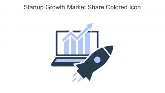 Startup Growth Market Share Colored Icon In Powerpoint Pptx Png And Editable Eps Format