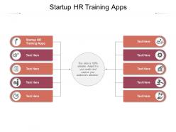 Startup hr training apps ppt powerpoint presentation inspiration influencers cpb