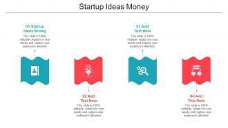 Startup Ideas Money Ppt Powerpoint Presentation Infographic Template Summary Cpb