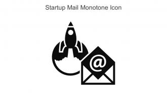 Startup Mail Monotone Icon In Powerpoint Pptx Png And Editable Eps Format
