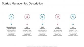 Startup Manager Job DescriptionIn Powerpoint And Google Slides Cpb