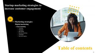 Startup Marketing Strategies To Increase Customer Engagement Powerpoint Presentation Slides Strategy CD V Content Ready Downloadable