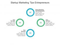 Startup marketing tips entrepreneurs ppt powerpoint presentation slides diagrams cpb