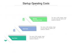 Startup operating costs ppt powerpoint presentation layouts introduction cpb