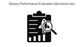 Startup Performance Evaluation Monotone Icon In Powerpoint Pptx Png And Editable Eps Format