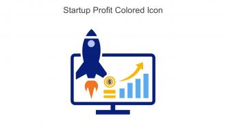 Startup Profit Colored Icon In Powerpoint Pptx Png And Editable Eps Format