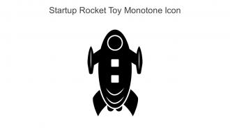 Startup Rocket Toy Monotone Icon In Powerpoint Pptx Png And Editable Eps Format