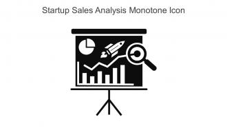 Startup Sales Analysis Monotone Icon In Powerpoint Pptx Png And Editable Eps Format