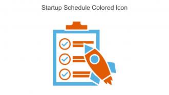 Startup Schedule Colored Icon In Powerpoint Pptx Png And Editable Eps Format