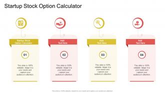Startup Stock Option Calculator In Powerpoint And Google Slides Cpb