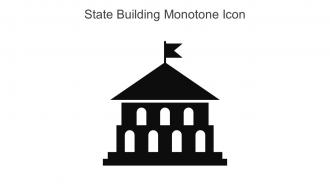 State Building Monotone Icon In Powerpoint Pptx Png And Editable Eps Format