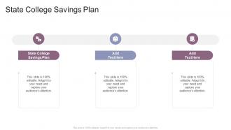 State College Savings Plan In Powerpoint And Google Slides Cpb