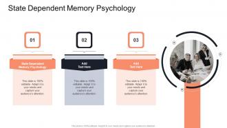 State Dependent Memory Psychology In Powerpoint And Google Slides Cpb