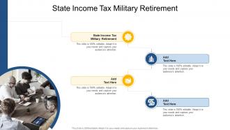State Income Tax Military Retirement In Powerpoint And Google Slides Cpb