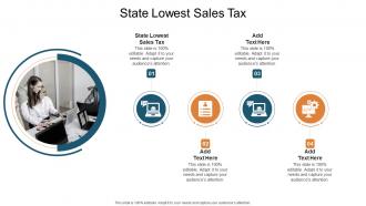 State Lowest Sales Tax In Powerpoint And Google Slides Cpb