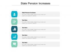 State pension increases ppt powerpoint presentation icon model cpb
