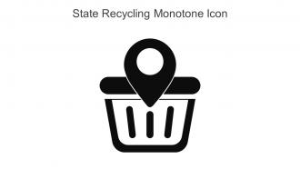 State Recycling Monotone Icon In Powerpoint Pptx Png And Editable Eps Format