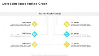 State Sales Taxes Ranked Graph In Powerpoint And Google Slides Cpb