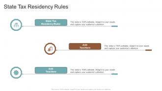 State Tax Residency Rules In Powerpoint And Google Slides Cpb