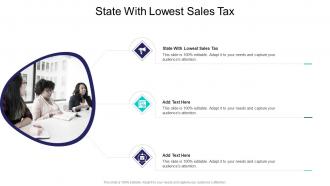 State With Lowest Sales Tax In Powerpoint And Google Slides Cpb
