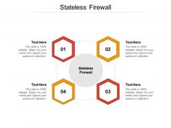 Stateless firewall ppt powerpoint presentation model good cpb