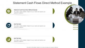 Statement Cash Flows Direct Method Example In Powerpoint And Google Slides Cpb