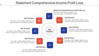 Statement Comprehensive Income Profit Loss Ppt Powerpoint Presentation Infographic Template Show Cpb
