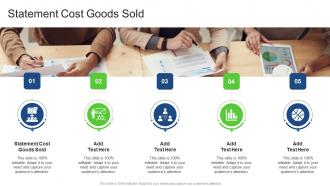 Statement Cost Goods Sold In Powerpoint And Google Slides Cpb