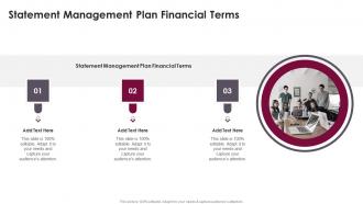 Statement Management Plan Financial Terms In Powerpoint And Google Slides Cpb