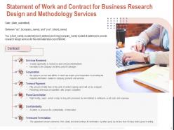 Statement of work and contract for business research design and methodology services ppt grid