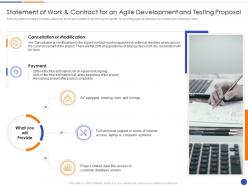 Statement of work and contract proposal proposal of agile model for software development