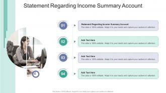 Statement Regarding Income Summary Account In Powerpoint And Google Slides Cpb