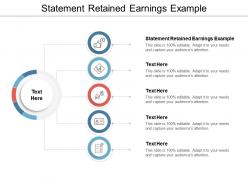 Statement retained earnings example ppt powerpoint presentation ideas maker cpb