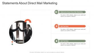 Statements About Direct Mail Marketing In Powerpoint And Google Slides Cpb