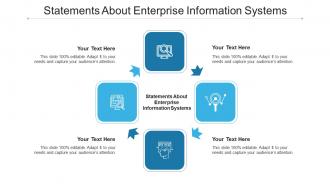Statements about enterprise information systems ppt powerpoint presentation file cpb