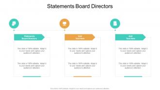 Statements Board Directors In Powerpoint And Google Slides Cpb