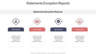 Statements Exception Reports In Powerpoint And Google Slides Cpb