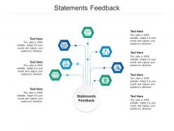 Statements feedback ppt powerpoint presentation guide cpb