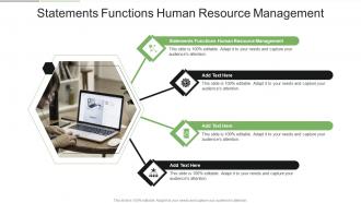 Statements Functions Human Resource Management In Powerpoint And Google Slides Cpb