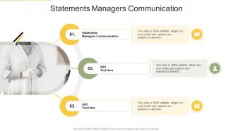 Statements Managers Communication In Powerpoint And Google Slides Cpb