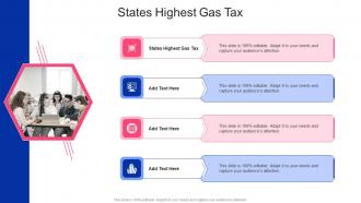 States Highest Gas Tax In Powerpoint And Google Slides Cpb