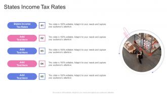 States Income Tax Rates In Powerpoint And Google Slides Cpb
