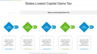 States Lowest Capital Gains Tax In Powerpoint And Google Slides Cpb