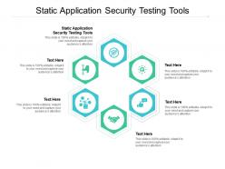 Static application security testing tools ppt powerpoint presentation layouts slides cpb
