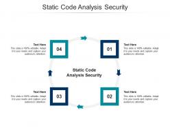 Static code analysis security ppt powerpoint presentation pictures introduction cpb
