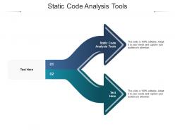 Static code analysis tools ppt powerpoint presentation summary templates cpb