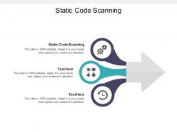Static code scanning ppt powerpoint presentation model graphics tutorials cpb