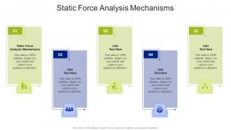 Static Force Analysis Mechanisms In Powerpoint And Google Slides Cpb