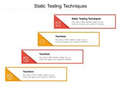 Static testing techniques ppt powerpoint presentation styles guidelines cpb