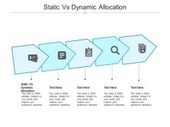Static vs dynamic allocation ppt powerpoint presentation professional smartart cpb